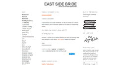 Desktop Screenshot of eastsidebride.com